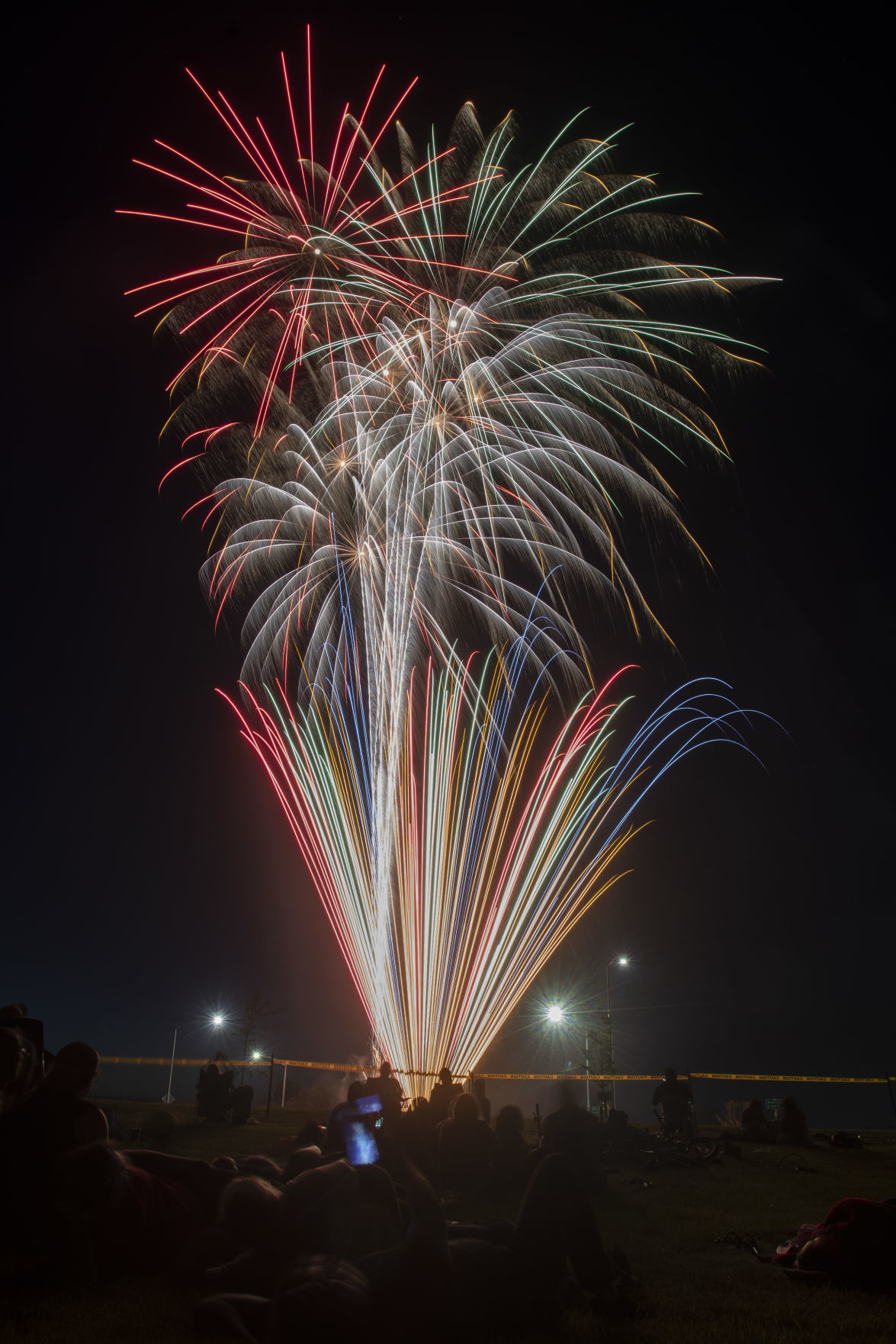 Fireworks over Twin Falls